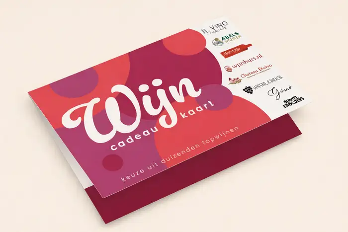 Wijn Cadeaukaart verpakkingen